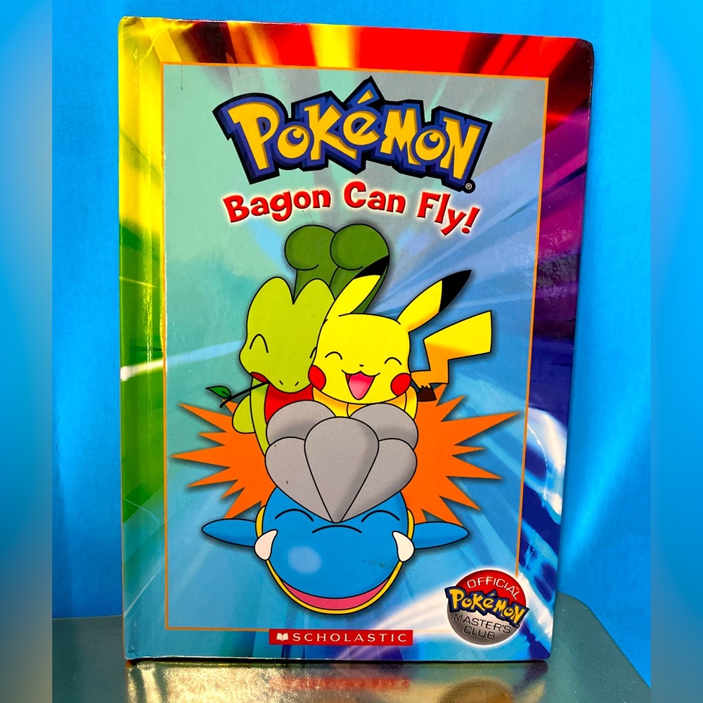 POKÉMON BAGON CAN FLY 2005 HARDCOVER BOOK OFFICIAL POKÉMON MASTERS CLUB LIKE NEW